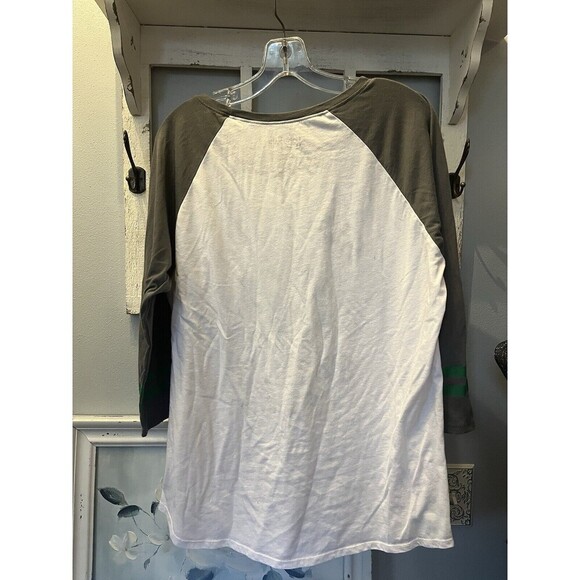 Harry Potter Shirt Ladies 2X 3/4 Sleeve Slytherin Quidditch Hogwarts Tee Womens - Picture 2 of 3